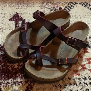 Mayari Birkenstock Bordeaux Leather size 39
